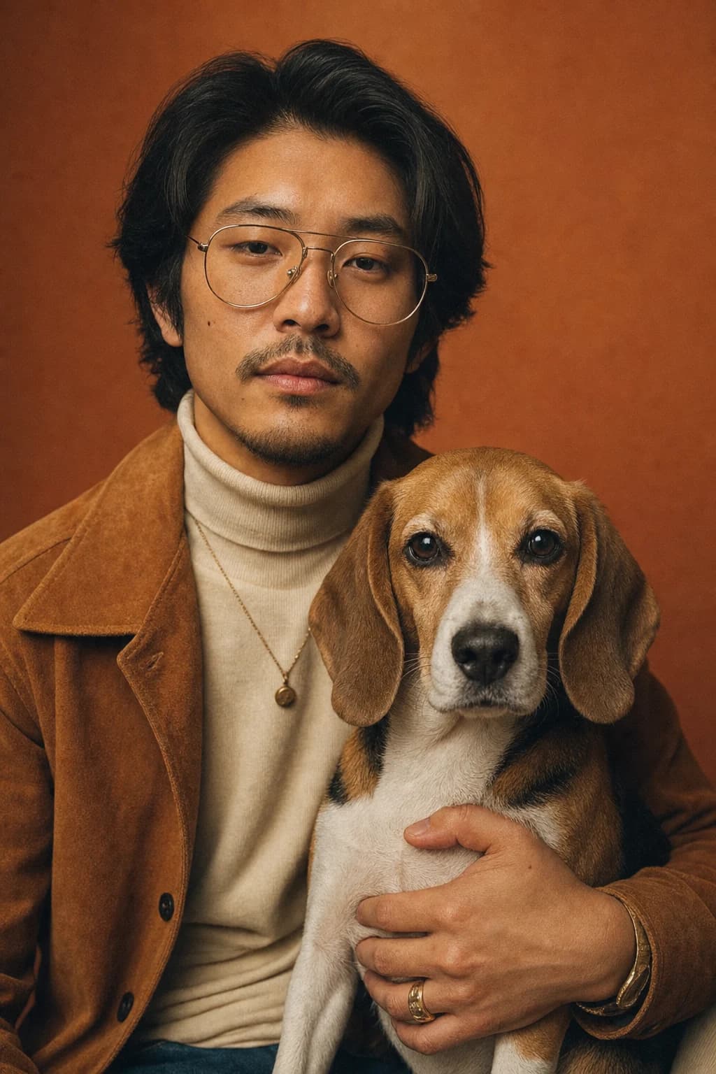The album cover sample portrait