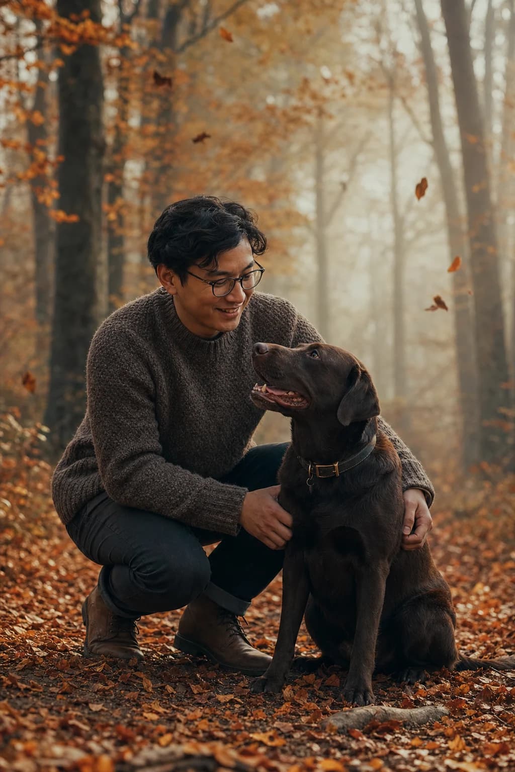 Autumn woods sample portrait