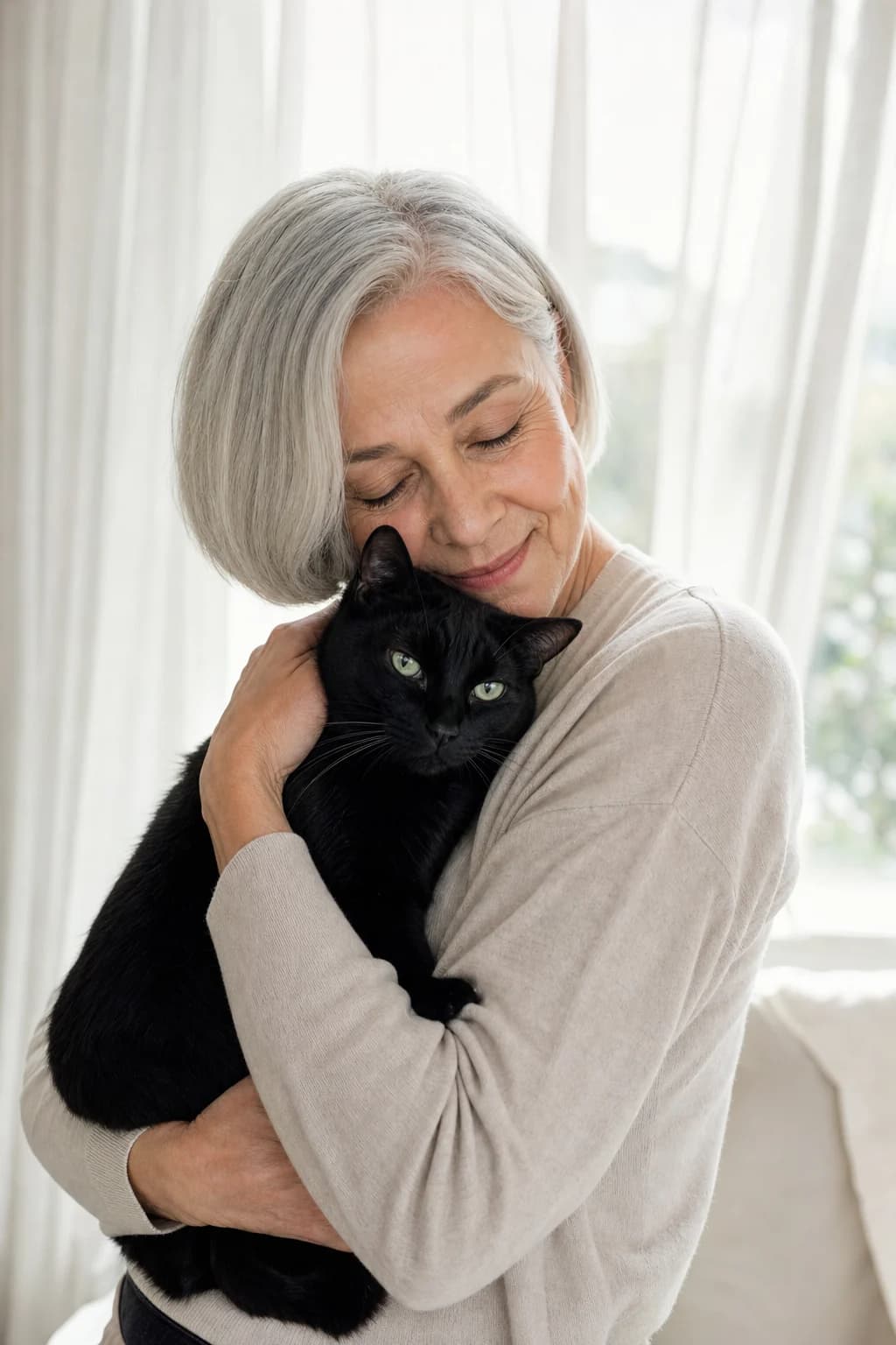 Held close sample portrait