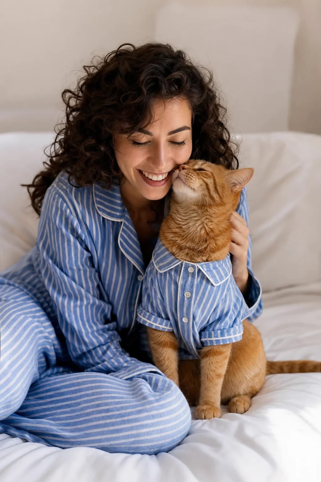 Matching pajamas sample portrait