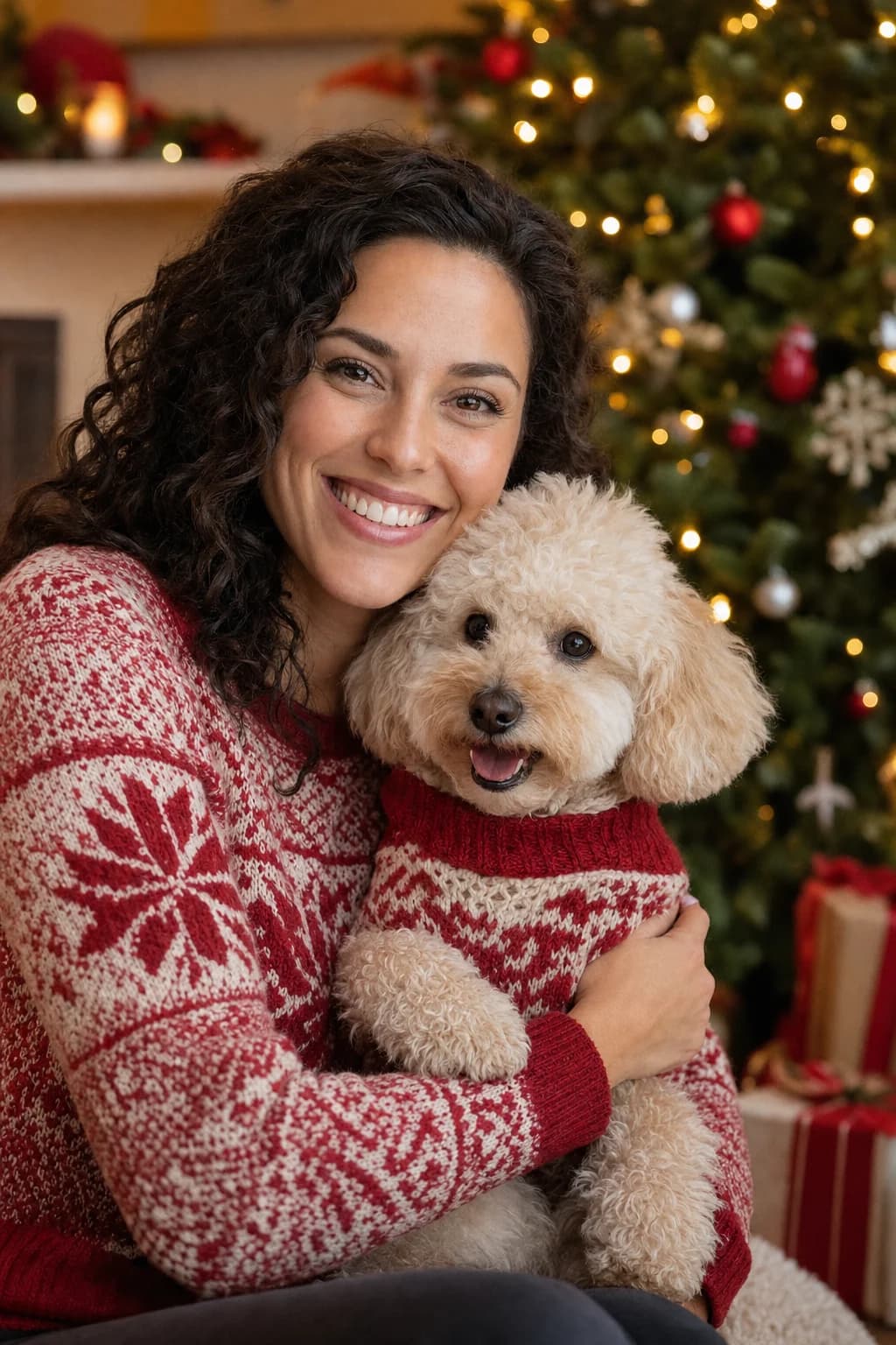 Holiday card sample portrait