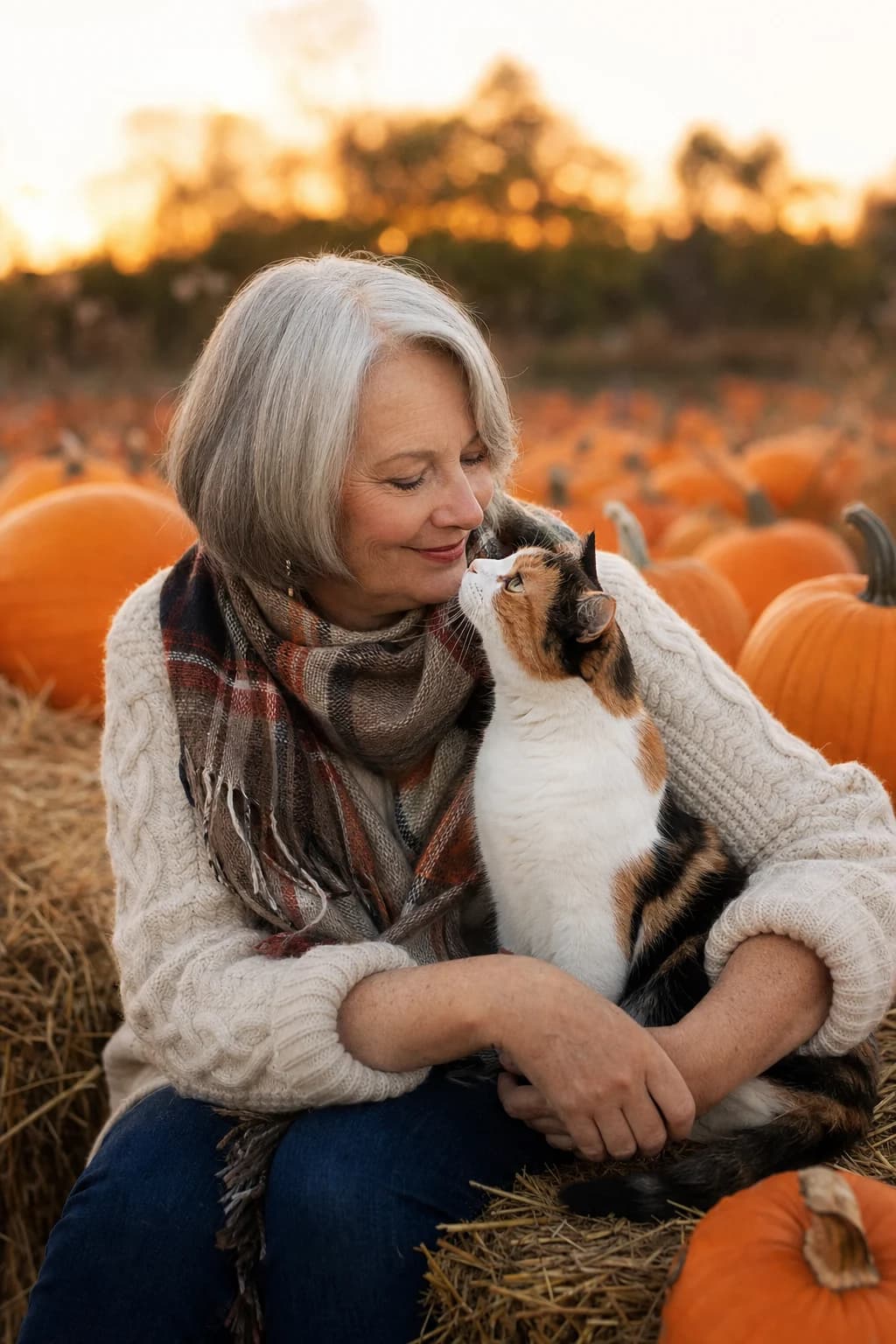 Pumpkin patch sample portrait